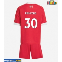 Liverpool Jeremie Frimpong #30 Heimtrikotsatz Kinder 2025-26 Kurzarm (+ Kurze Hosen)